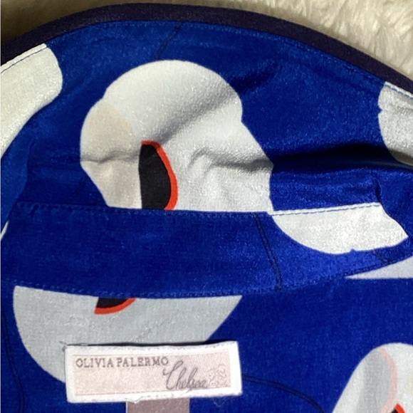 Olivia Palermo Chelsea28 silk  blouse size small - Picture 12 of 12